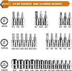 Egofine 46-Piece Socket Wrench and Bit Set