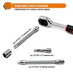 Egofine 46-Piece Socket Wrench and Bit Set