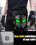 Untrxr Devil's Eyes Motorcycle Leg Bag with Straps