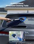 AstroAI Windshield Cleaner Tool with Microfiber Pads