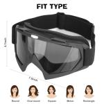 2 Pack Motorcycle Goggles with Neck Bandanas