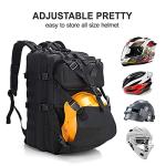 YOUNGOA Waterproof Motorcycle Helmet Backpack, 20L