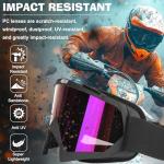 2 Pack Motorcycle Goggles with Neck Bandanas