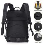YOUNGOA Waterproof Motorcycle Helmet Backpack, 20L