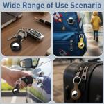 Linsaner 4 Pack Waterproof AirTag Cases and Holders