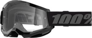 100% Strata 2 Black Clear Moto/MTB Goggles