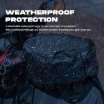 Kronox Waterproof Motorcycle Tank Bag with Straps