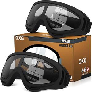 OXG Motorcycle Goggles for Helmets and ATV