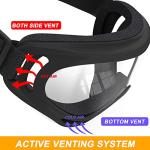 OXG Motorcycle Goggles for Helmets and ATV