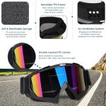 OXG 2 Pack Motorcycle Goggles with Breathable Mask