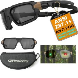HTS Huntersky Q37 Polarized Motorcycle Riding Goggles