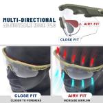 HTS Huntersky Q37 Polarized Motorcycle Riding Goggles