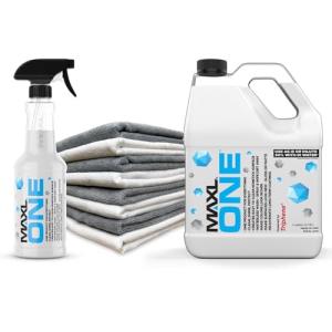 MAXLONE Waterless Detailer Spray with Microfiber Cloths