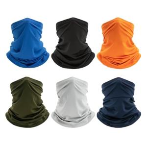Jelbolin 6 Pack Cooling Neck Gaiter Masks