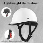 DOT Approved Half Cap Motocross Helmet with Goggles
