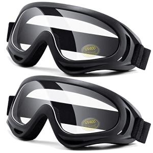 LOEO Dustproof Motorcycle Goggles - 2 Pack