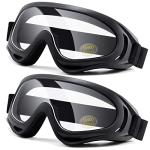 LOEO Dustproof Motorcycle Goggles - 2 Pack