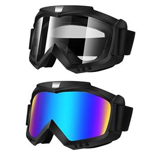 Lievermo 2-Pack Dirt Bike Goggles for All Ages