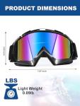 Carsories Dirt Bike Goggles for Motocross and ATV