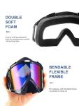 Carsories Dirt Bike Goggles for Motocross and ATV