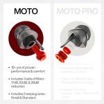 EARPEACE Moto Reusable Motorcycle Ear Plugs