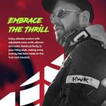 HWK Scorpion Black Motorcycle Jacket with Armor