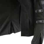 Milwaukee Leather Black Armored Motorcycle Jacket for Women
