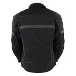 Milwaukee Leather Black Armored Motorcycle Jacket for Women