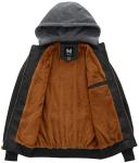 GGleaf Men's Waterproof Vintage Motorcycle Bomber Jacket