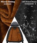 GGleaf Men's Waterproof Vintage Motorcycle Bomber Jacket