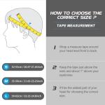 Odoland Ski Helmet and Goggles Set - Black