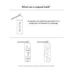 Flare Audio Capsule Keychain - Tough Waterproof Aluminum