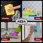 AIDEA Microfiber Cleaning Cloths, 50 Pack