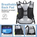 Lightweight Hydration Backpack with 2L Bladder