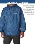 FROGG TOGGS Men's Waterproof Breathable Rain Jacket, Blue
