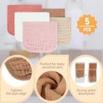 MIGIOL Soft Cotton Muslin Burp Cloths for Babies
