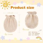 Pro Goleem 3-Pack Soft Cotton Baby Mittens