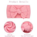Colorful Soft Knot Baby Girl Headbands with Bows