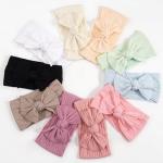 Colorful Soft Knot Baby Girl Headbands with Bows