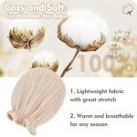 Pro Goleem 3-Pack Soft Cotton Baby Mittens
