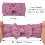 Colorful Soft Knot Baby Girl Headbands with Bows