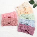 Colorful Soft Knot Baby Girl Headbands with Bows
