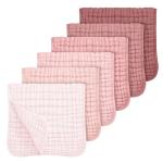 Looxii Ultra Soft Muslin Baby Burp Cloths 6-Pack