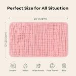 Looxii Ultra Soft Muslin Baby Burp Cloths 6-Pack