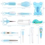 13-in-1 Baby Grooming Kit for Newborns - Blue