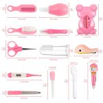 BUSATIA 13-in-1 Baby Grooming Kit - Pink