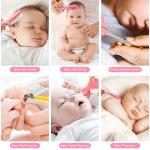 BUSATIA 13-in-1 Baby Grooming Kit - Pink