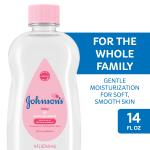 Johnson's Baby Moisturizing Oil for Massage, 14 fl oz