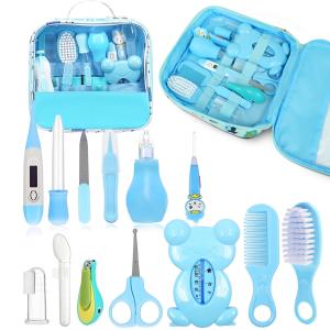 13-in-1 Baby Grooming Kit for Newborns - Blue