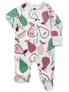 Wonder Nation Baby Zip-Up Footed Pajamas, Preemie-9M